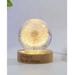 dandelion night light handmade resin night light by EpoLume - detail photo 16