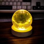 Carnation Flower Sphere Resin Lamp - Image 2