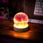 Carnation Flower Sphere Resin Lamp - Image 4