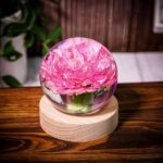 Carnation Flower Sphere Resin Lamp - Image 13