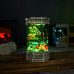 Diver in Coral Reef Night Light - Image 12