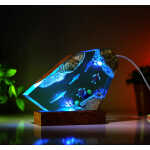 dolphin and sea turtles night light handmade resin night light by EpoLume - detail photo 5
