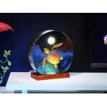 galaxy turtle night light handmade resin night light by EpoLume - detail photo 4