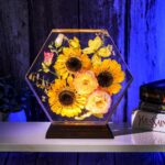 Hexagon Real Sunflower Night Light - Image 5