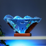 Humpback Whale and Diver Night Light ver 2