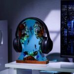 Custom Headphone Stand LED RGB Night Light