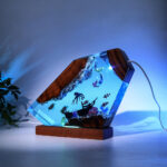 KRAKEN and MERMAID Epoxy Lamp - Image 2