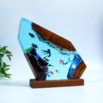 KRAKEN and MERMAID Epoxy Lamp - Image 3