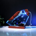 Kraken and Mermaid Epoxy Lamp - Image 6