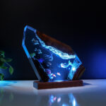 Kraken and Mermaid Epoxy Lamp - Image 7