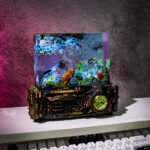 Underwater Scene and Classic clock Resin Lamp - Image 3