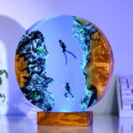 Whale Shark and couple Diver Night Lights - Image 2