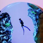 Whale Shark and couple Diver Night Lights - Image 8