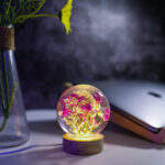 Baby's Breath Flower in Glass Night Lamp - Image 13