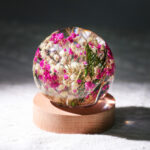 Baby's Breath Flower in Glass Night Lamp - Image 4
