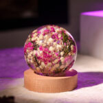 Baby's Breath Flower in Glass Night Lamp - Image 3