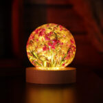 Baby's Breath Flower in Glass Night Lamp - Image 12