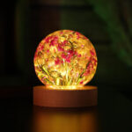 Baby's Breath Flower in Glass Night Lamp - Image 11