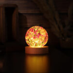 Baby's Breath Flower in Glass Night Lamp - Image 10