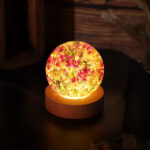 Baby's Breath Flower in Glass Night Lamp - Image 9