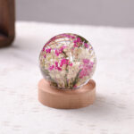 Baby's Breath Flower in Glass Night Lamp - Image 7
