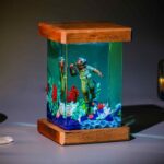 Deep-sea Diver with Air Hose Night light
