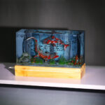Diorama Zombie Crocodile and Shark Night Light - Image 4