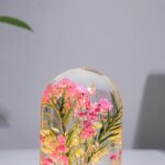 Spherical Cylinder Baby’s Breath Flower Epoxy Lamp - Image 7