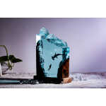 hammerhead shark and diver night light handmade resin night light by EpoLume - detail photo 6