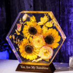 Hexagon Real Sunflower Night Light - Image 10