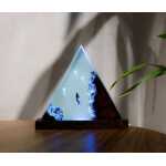 jellyfish and diver handmade resin night light by EpoLume - detail photo 5