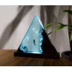 jellyfish and diver handmade resin night light by EpoLume - detail photo 3