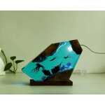 octopus and divers handmade resin night light by EpoLume - detail photo 9