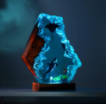 Orca Killer Whale Epoxy lamp - Image 3