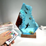 Orca Killer Whale Epoxy lamp - Image 7