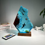 Orca Killer Whale Epoxy lamp - Image 5