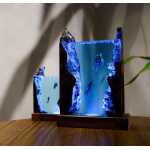 sea turtle diver ver 1 handmade resin night light by EpoLume - detail photo 9