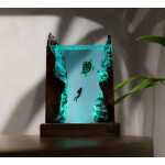 sea turtle diver ver 1 handmade resin night light by EpoLume - detail photo 7