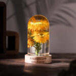 Strawflowers Epoxy lamp - Image 6