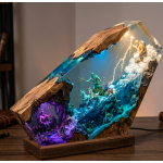 Epic Greek Mythology Resin Lamp: Zeus, Poseidon & Hades thumbnail 3