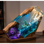 Epic Greek Mythology Resin Lamp: Zeus, Poseidon & Hades thumbnail 4