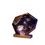 Detail view of Galaxy Universe Epoxy Night Light handmade epoxy resin lamp