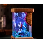 Shadow knight fantasy cave lamp side view - EpoLume