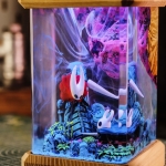 Fantasy cave epoxy lamp character detail - EpoLume