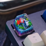 Matching resin keycap accessory for fantasy cave lamp option - EpoLume