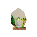 Detail view of Forest Spirit Epoxy Night Light handmade epoxy resin lamp