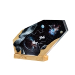 Detail view of Galaxy Astronaut Epoxy Night Light handmade epoxy resin lamp