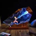 goku kamehameha resin night light handmade resin night light by EpoLume - detail photo 4