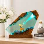 goku kamehameha resin night light handmade resin night light by EpoLume - detail photo 6