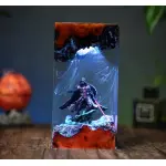 Handmade Darth Vader Star Wars Resin Wood Lamp thumbnail 1